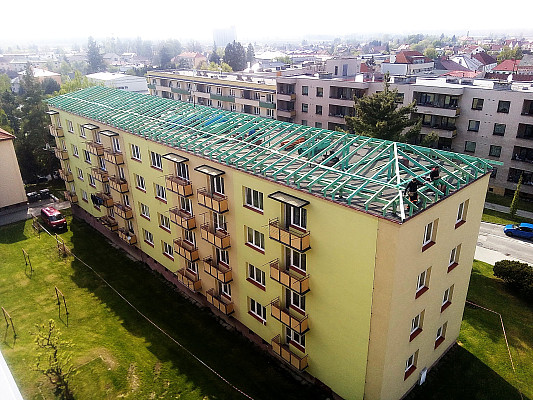 Rekonstrukce střech Dobruška