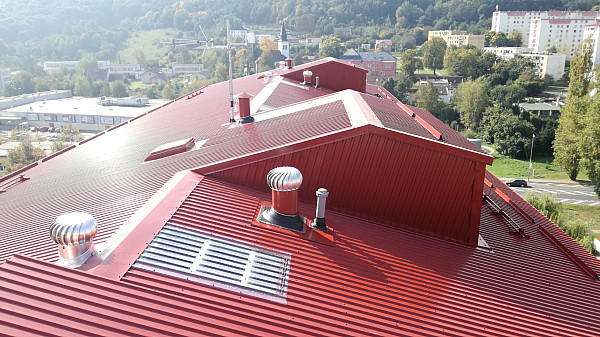 Rekonstrukce střech Ústí nad Labem