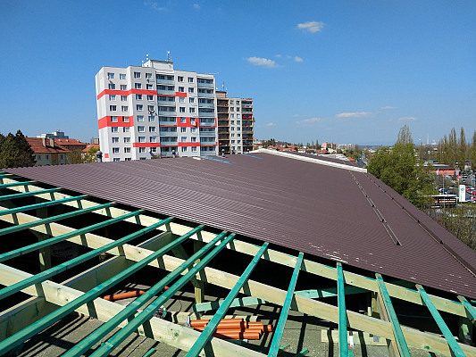 Rekonstrukce střechy Mělník