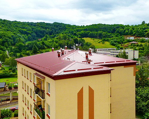 Rekonstrukce střechy Ústí nad Labem