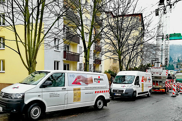 Rekonstrukce střechy Ústí nad Labem