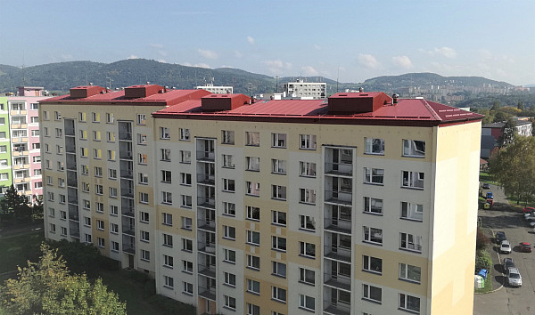 Rekonstrukce střech Ústí nad Labem