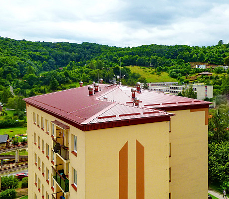 Rekonstrukce střechy Ústí nad Labem